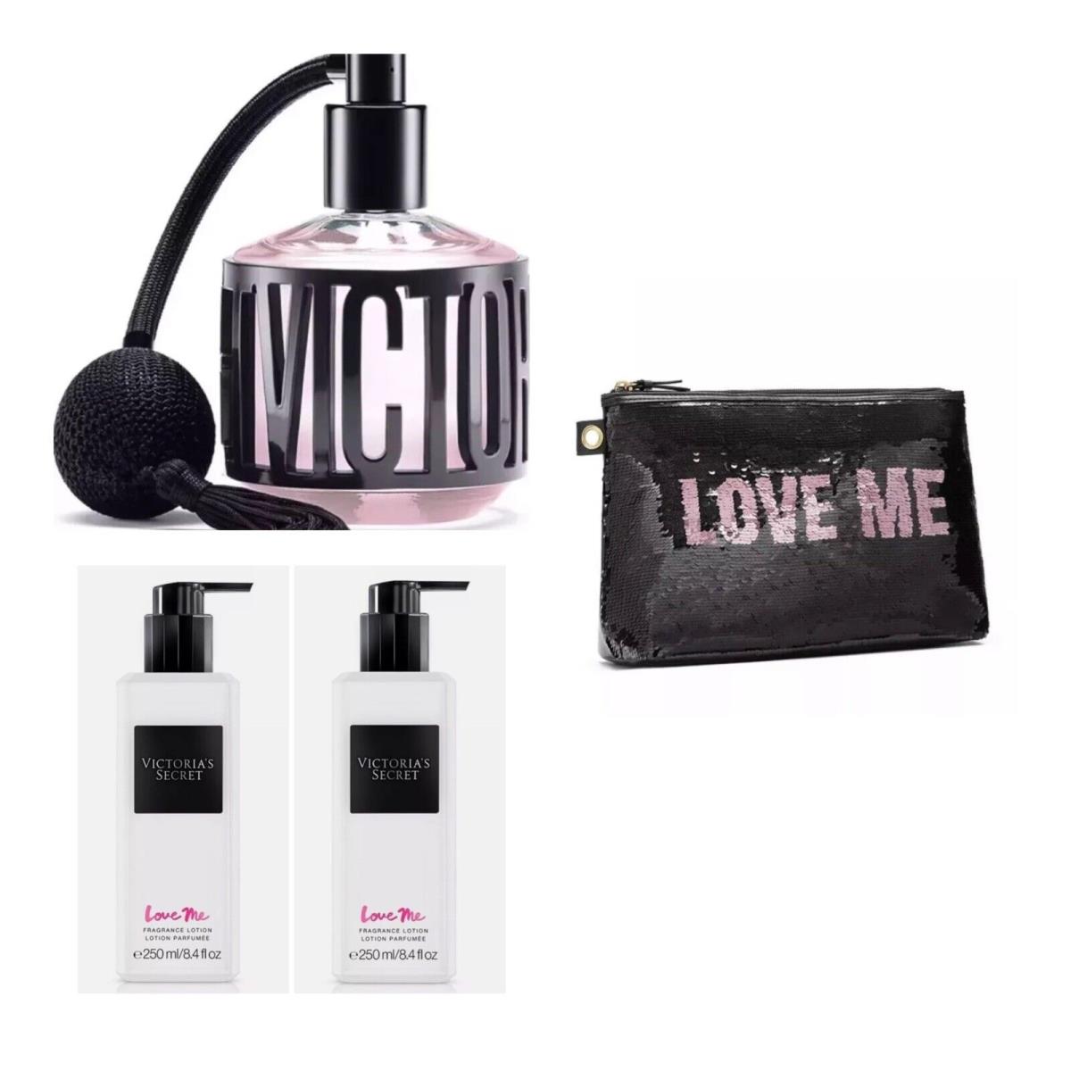 Victoria`s Secret Love ME Eau de Parfum 1.7 Fl.oz /fragrance Lotion 2 /vs Bag