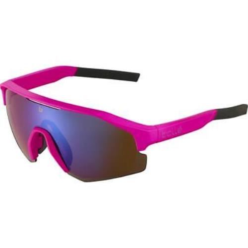 Bolle Lightshifter Sunglasses Pink Matte Brown Blue - Pink Matte, Frame: Pink Matte, Lens: Brown Blue