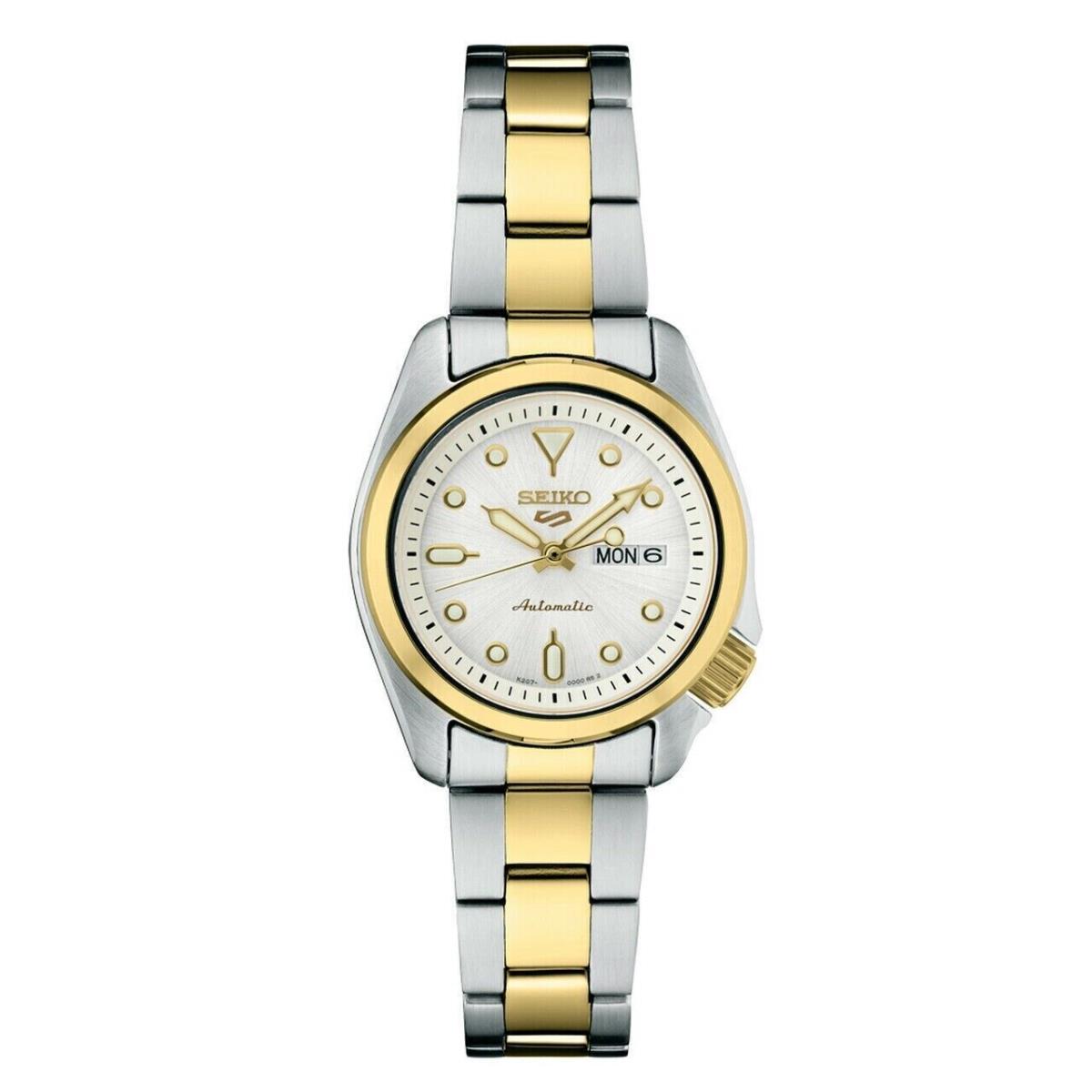 Seiko 5 Sports White Women`s Watch - SRE004