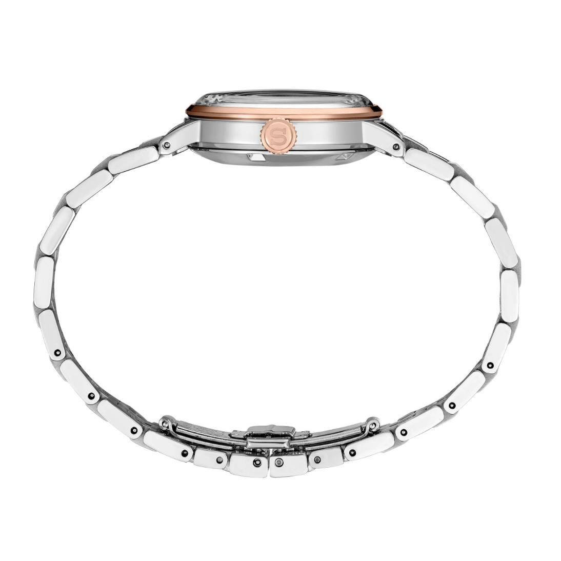 Seiko SRE012 Presage Cocktail Time 30 mm Steel Diamonds Automatic Women`s Watch