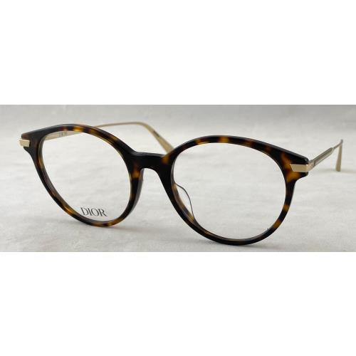 Christian Dior Gemdioro R4I 2200 Gold/tortoise Frame Eyewear Eyeglasses 52-19