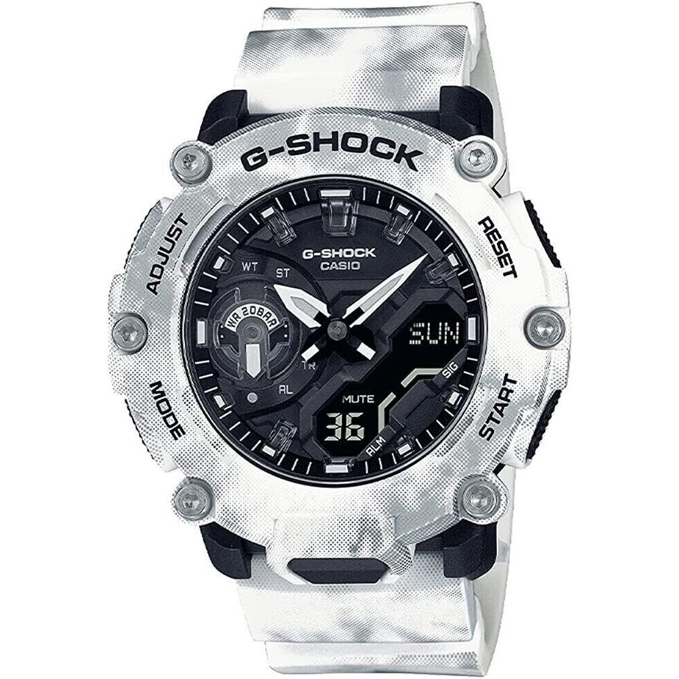 Casio G-shock Wintery Camouflage Limited Edition Analog-digital GA2200GC-7A