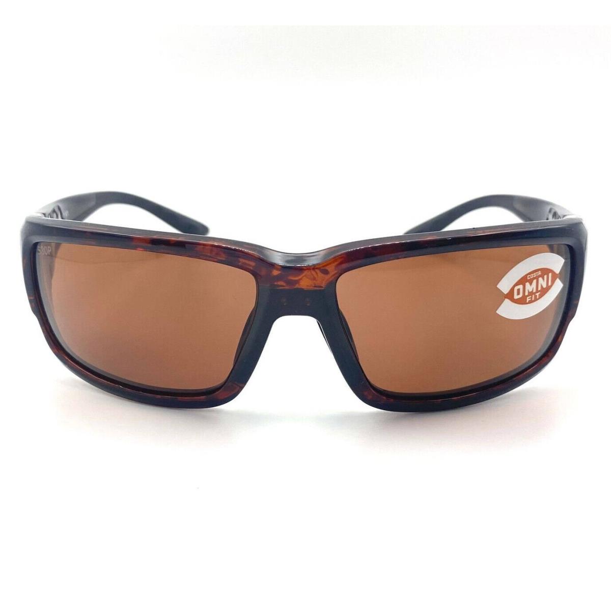 Costa Del Mar Fantail Sunglasses Tortoise Global Fit/copper 580Plastic