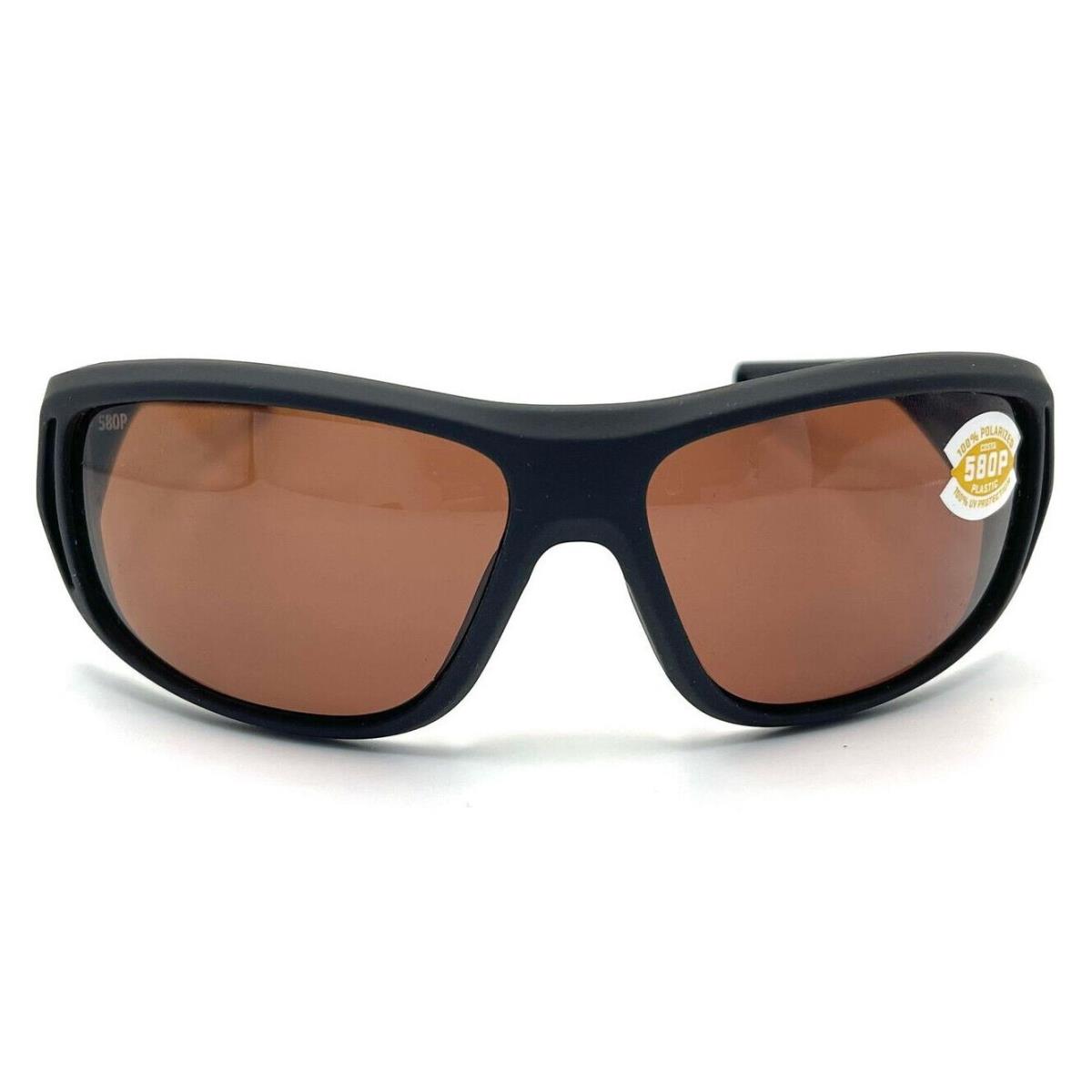 Costa Del Mar Montauk Sunglasses Matte Black Ultra/copper 580Plastic