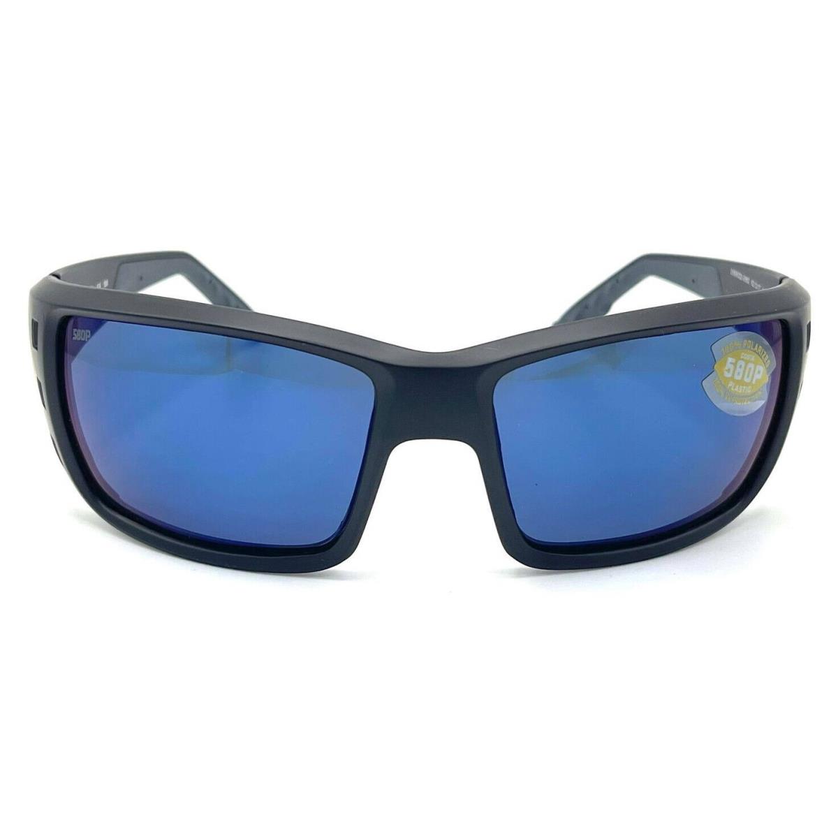 Costa Del Mar Permit Sunglasses Matte Black/blue Mirror 580Plastic