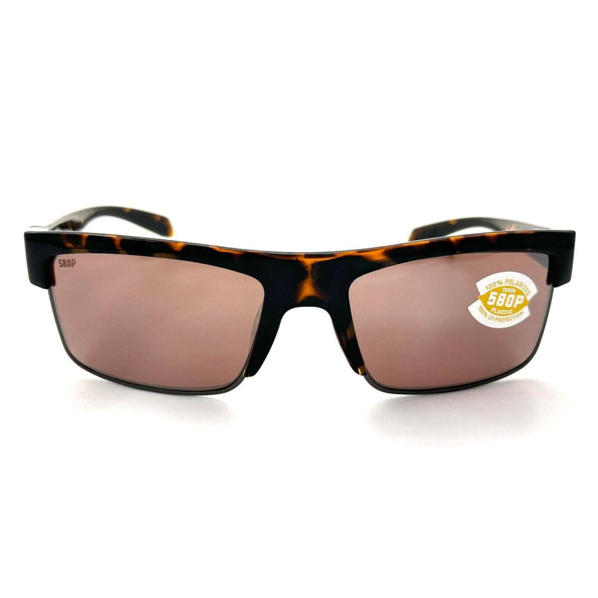 Costa Del Mar South Sea Sunglass Retro Tortoise/gunmetal/copper Silver Mirr 580P