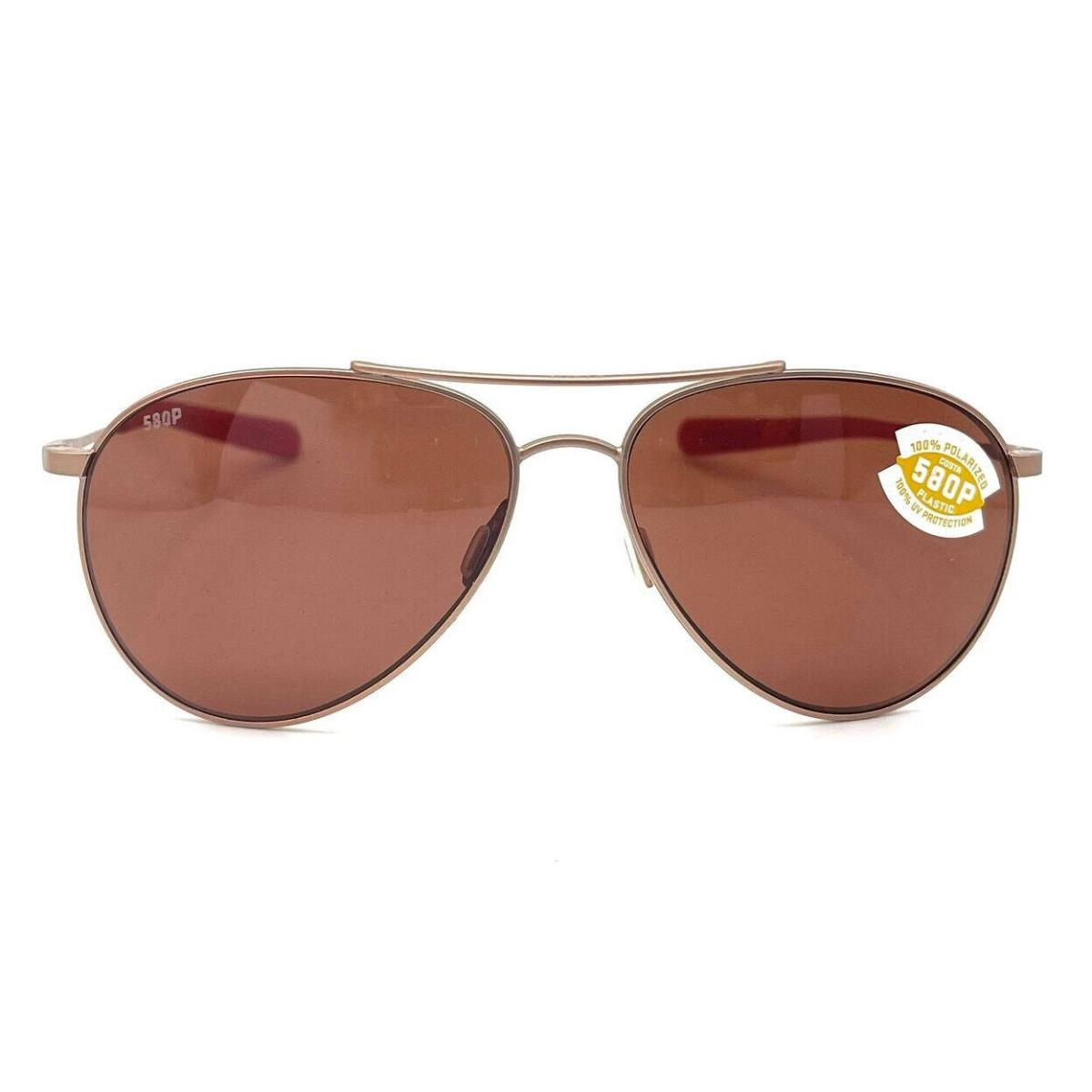 Costa Del Mar Piper Sunglasses Satin Rose/copper 580Plastic