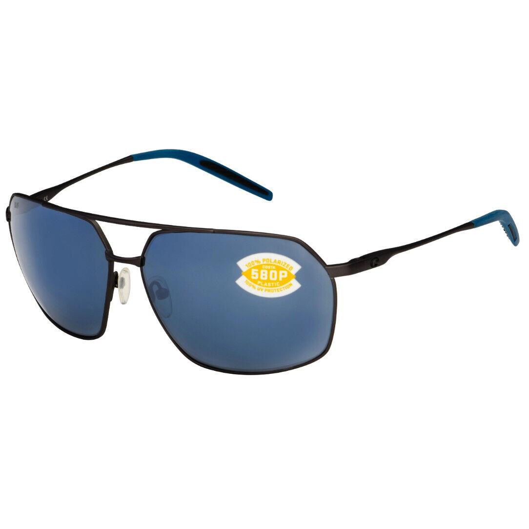 Costa Del Mar sunglasses Pilothouse - Frame: Gunmetal+Deep Blue/Black, Lens: Gray Silver Mirror 580Plastic 0