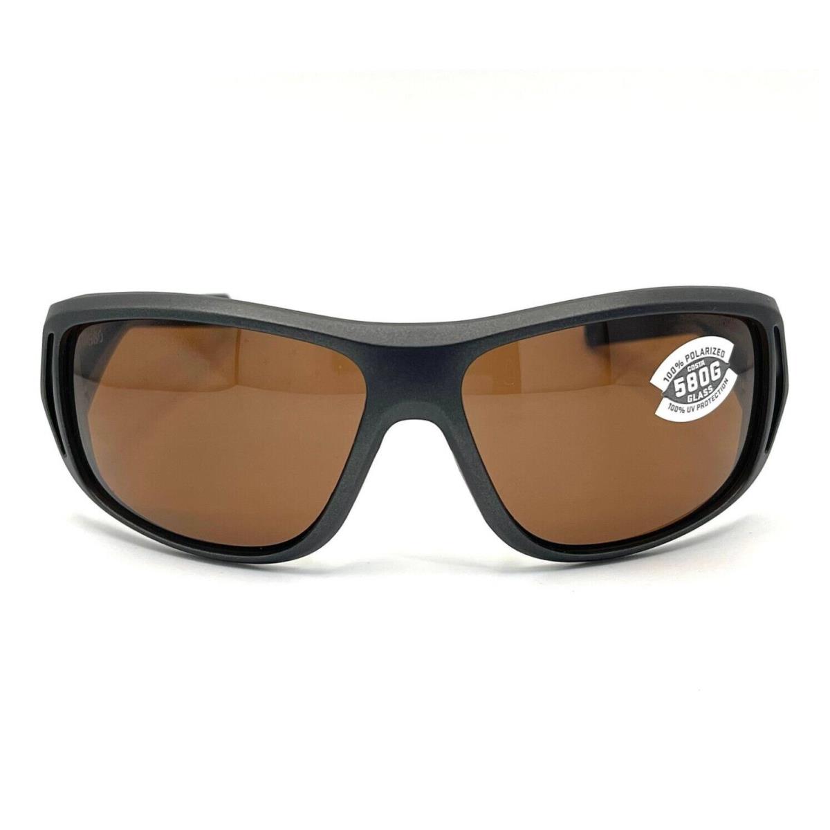 Costa Del Mar Montauk Sunglasses Steel Gray Metallic/copper 580Glass