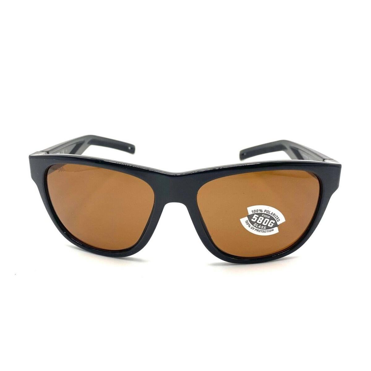 Costa Del Mar Bayside Sunglasses Shiny Black/copper 580Glass