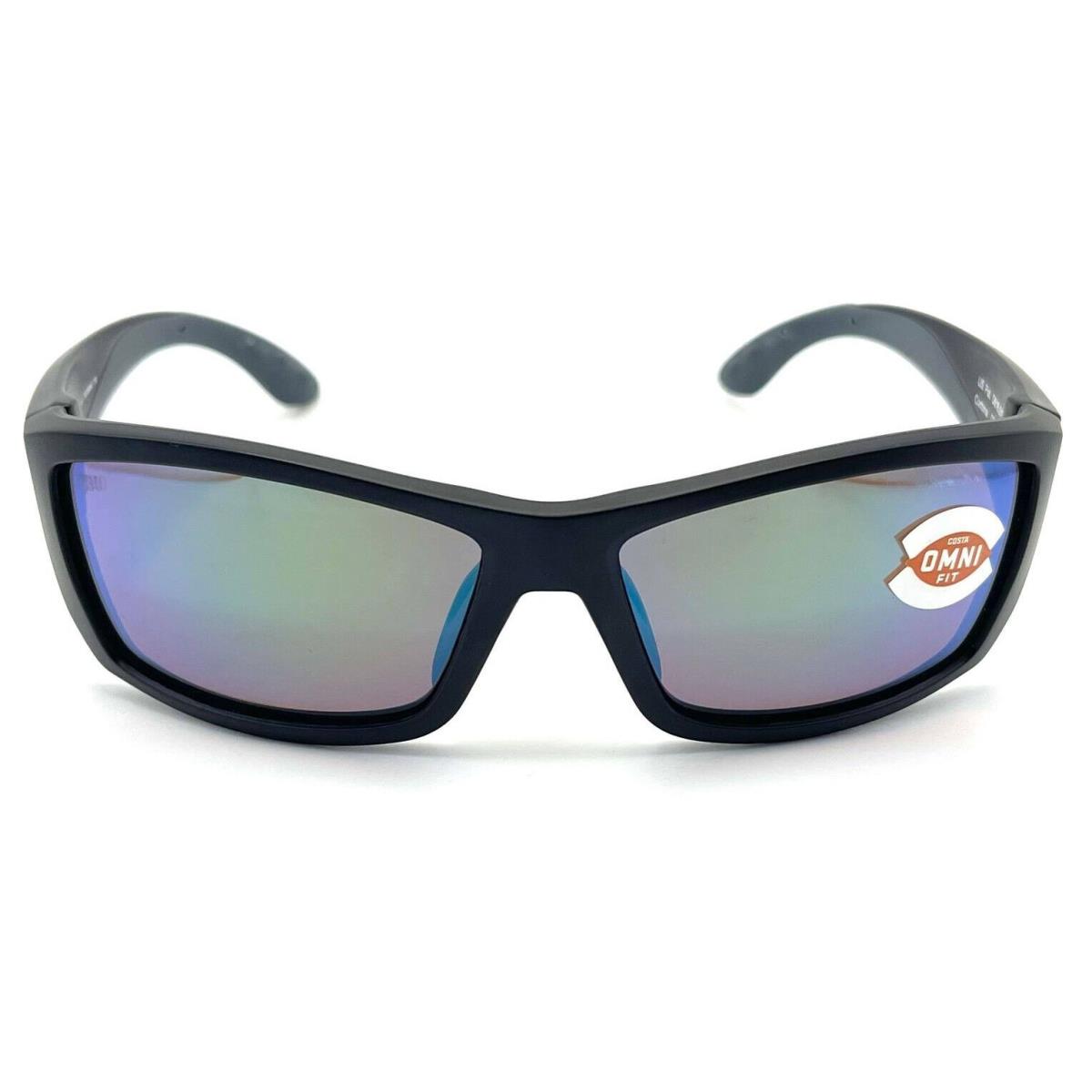 Costa Del Mar Corbina Globat Fit Sunglasses Matte Black/green Mirror 580Glass