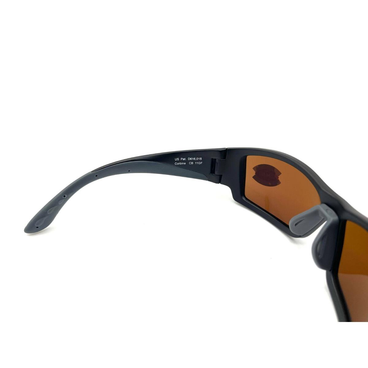 Costa Del Mar sunglasses  - Frame: Matte Black, Lens: Green Mirror 580Glass 5