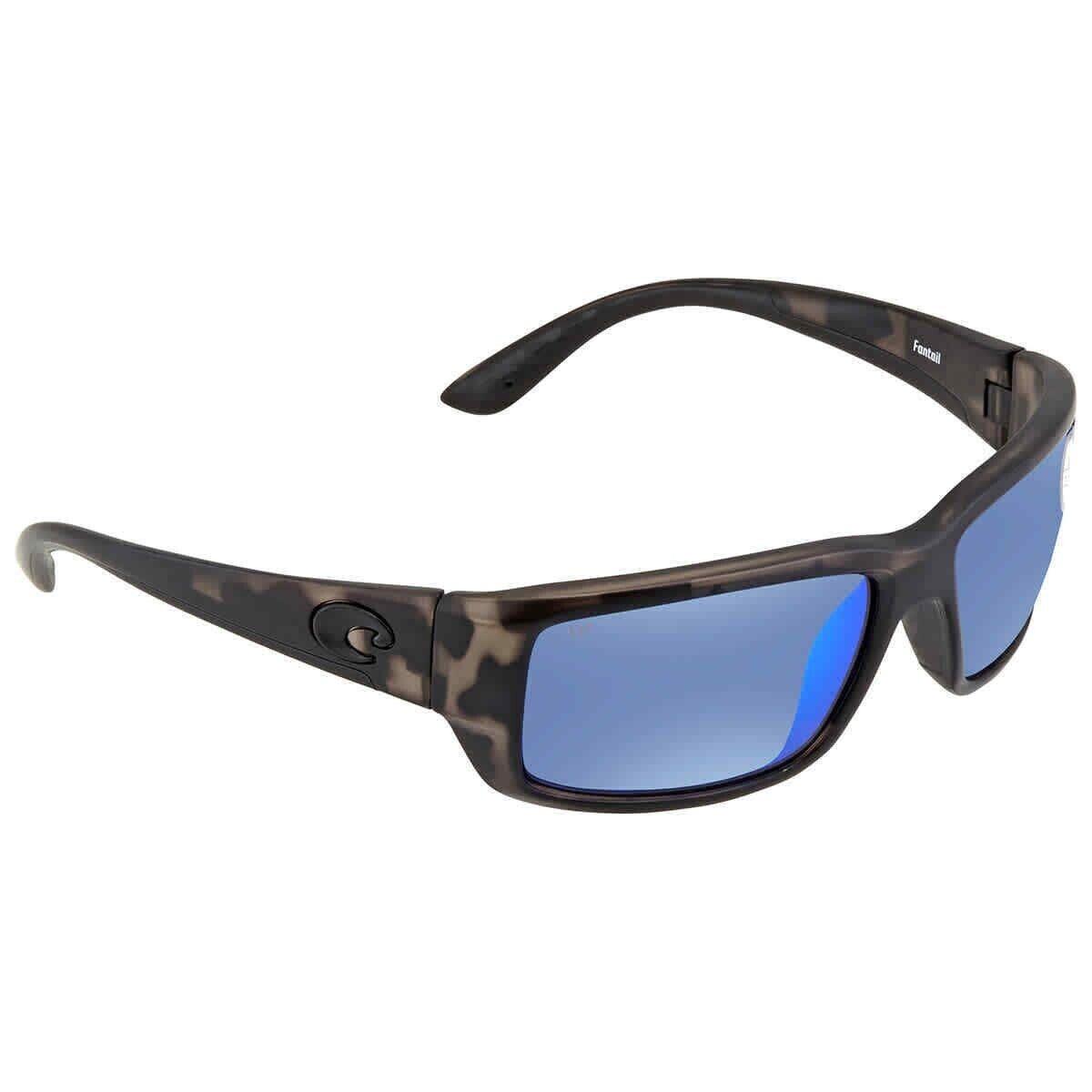 Costa Del Mar TF 140OC Obmglp Fantail Sunglasses Ocearch Blue Mirror 580G Lens - Frame: , Lens: Blue Mirror