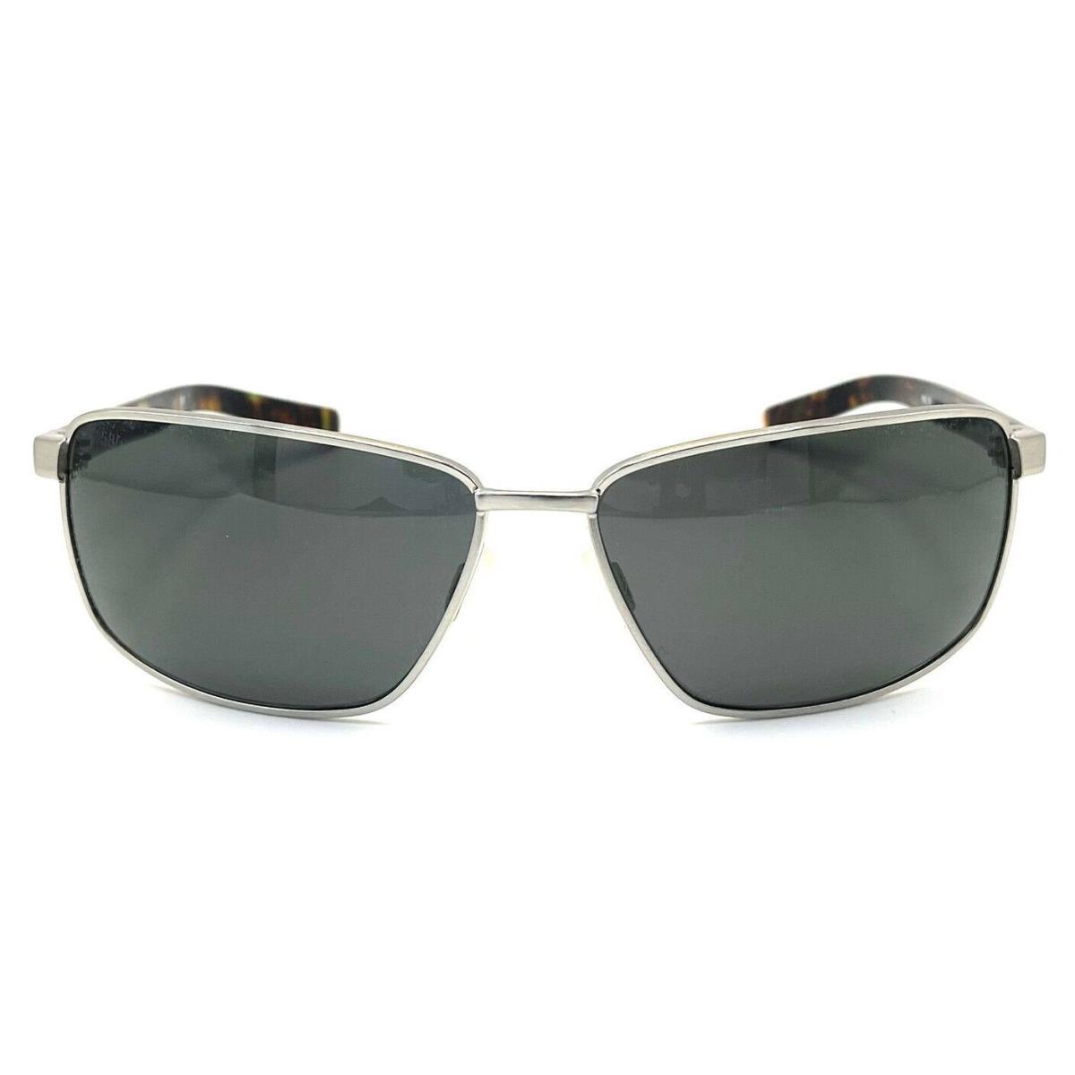 Costa Del Mar Ponce Sunglasses Brushed Silver/gray 580Glass