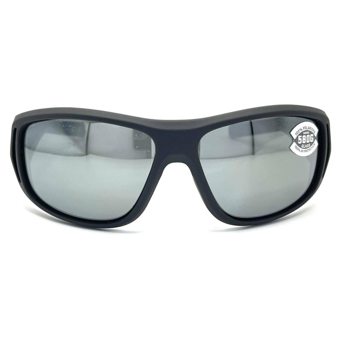 Costa Del Mar Montauk Sunglasses Matte Black Ultra/gray Silver Mirror 580Glass