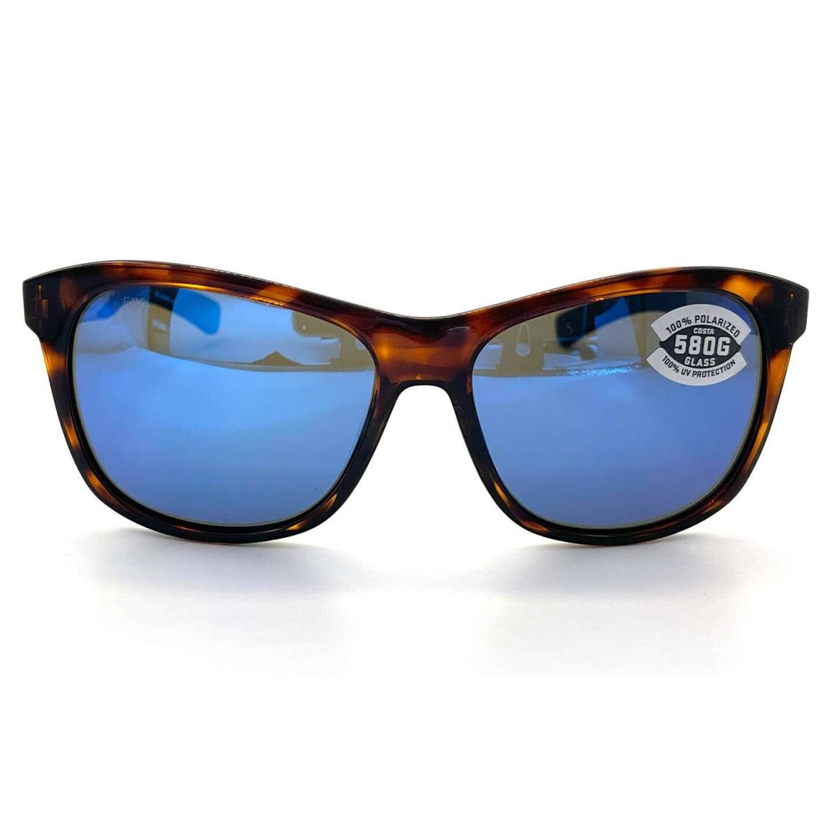 Costa Del Mar Vela Sunglasses Shiny Tortoise/blue Mirror 580Glass