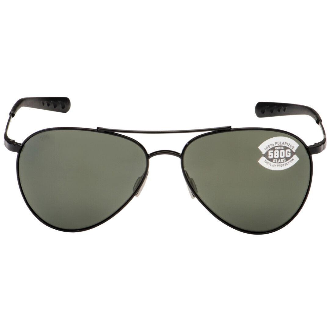 Costa Del Mar Piper Sunglasses Shiny Black/gray 580Glass - Frame: Shiny Black, Lens: Gray 580Glass