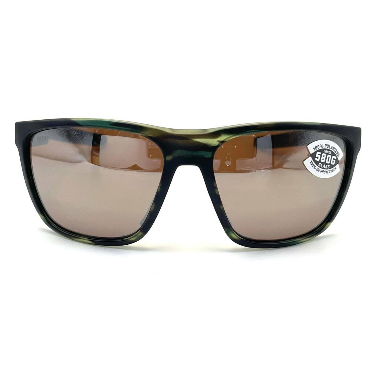 Costa Del Mar Ferg Sunglasses Matte Reef/copper Silver Mirror 580Glass