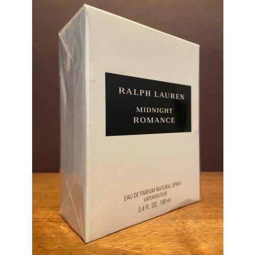 Ralph Lauren Midnight Romance 3.4 OZ / 100 ML Eau De Parfum Spray Tster Rare