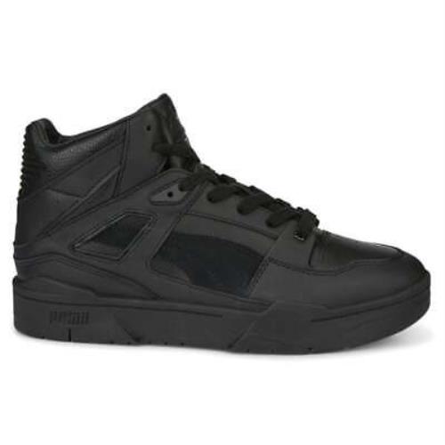 Puma Slipstream Hi Leather High Top Mens Black Sneakers Casual Shoes 38864001