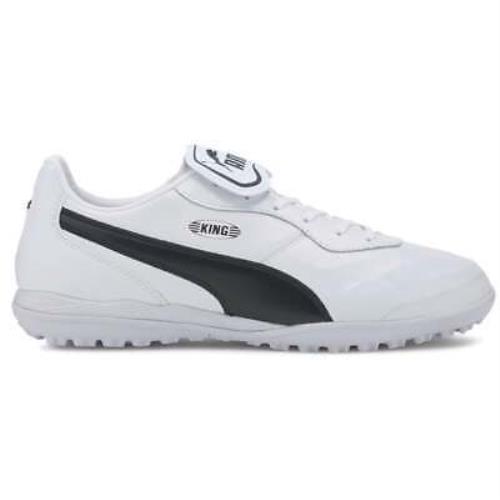 Puma King Top Tt Soccer Mens White Sneakers Athletic Shoes 10573402