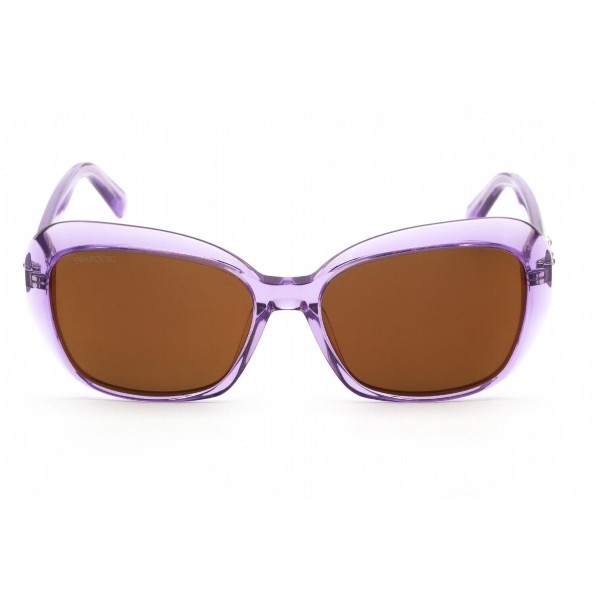 Swarovski SK0383-81G-55 Sunglasses Size 55mm 140mm 16mm Purple Women