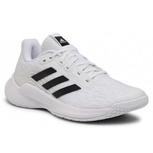 Adidas Womens Novaflight Volleyball Shoes - Cloud White / Core Black - 6