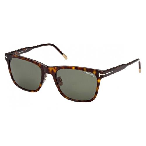 Tom Ford FT0955 D 52N Plastic Dark Havana Green 57 mm Sunglasses