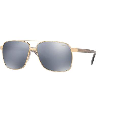 Versace Sunglasses VE2174 1002Z3 Gold / Grey Mirror Silver 59MM Polarized