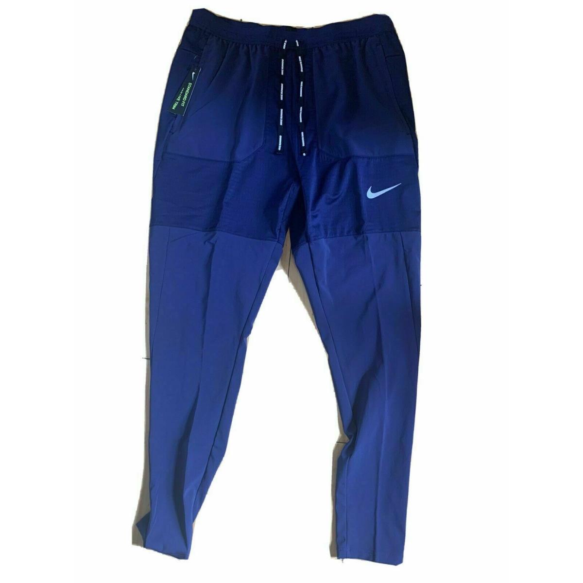 Men`s Nike Dry Phantom Hybrid Running Pants M Purple Training Tight Fit CK1458