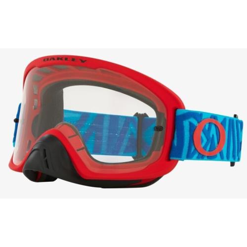 Oakley O-frame 2.0 Pro MX Goggles Red W/ Clear Lens OO7115-38