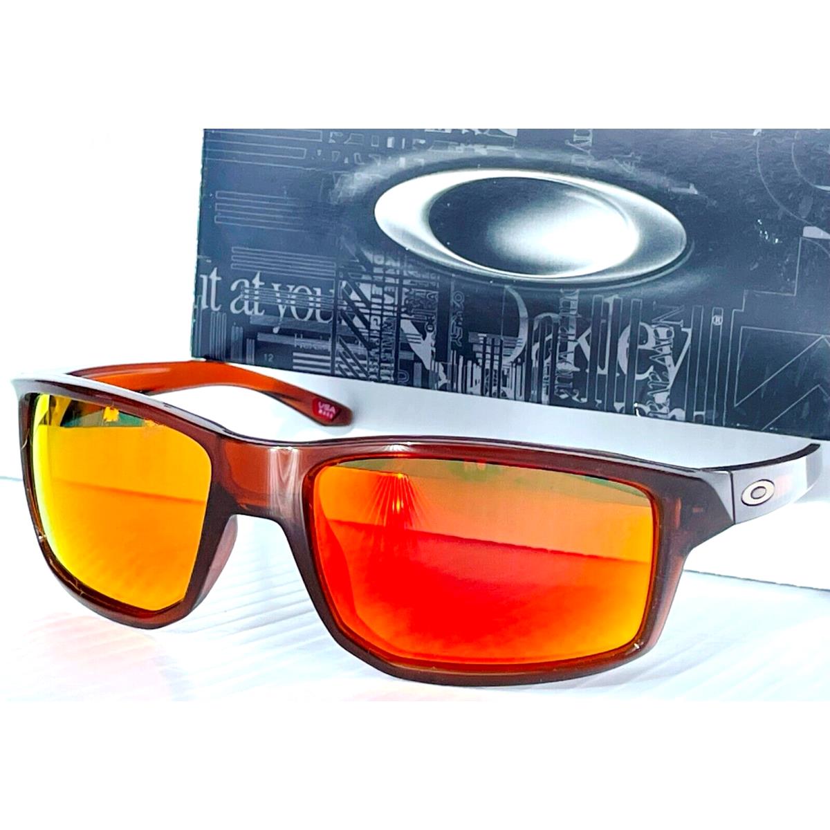 Oakley sunglasses Gibston - Brown Frame, Red Lens 8