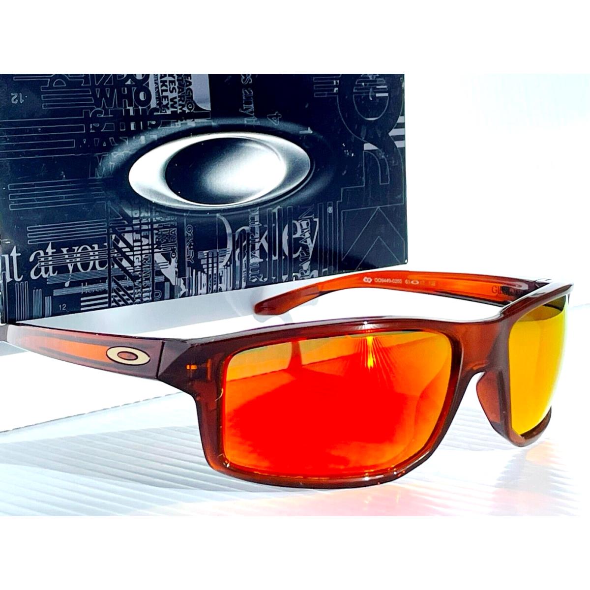 Oakley sunglasses Gibston - Brown Frame, Red Lens 7