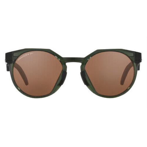 Oakley Hstn A OO9242A Sunglasses Unisex Round 52mm - Frame: Olive Ink / Prizm Tungsten Polarized Mirrored, Lens: Prizm Tungsten Polarized Mirrored