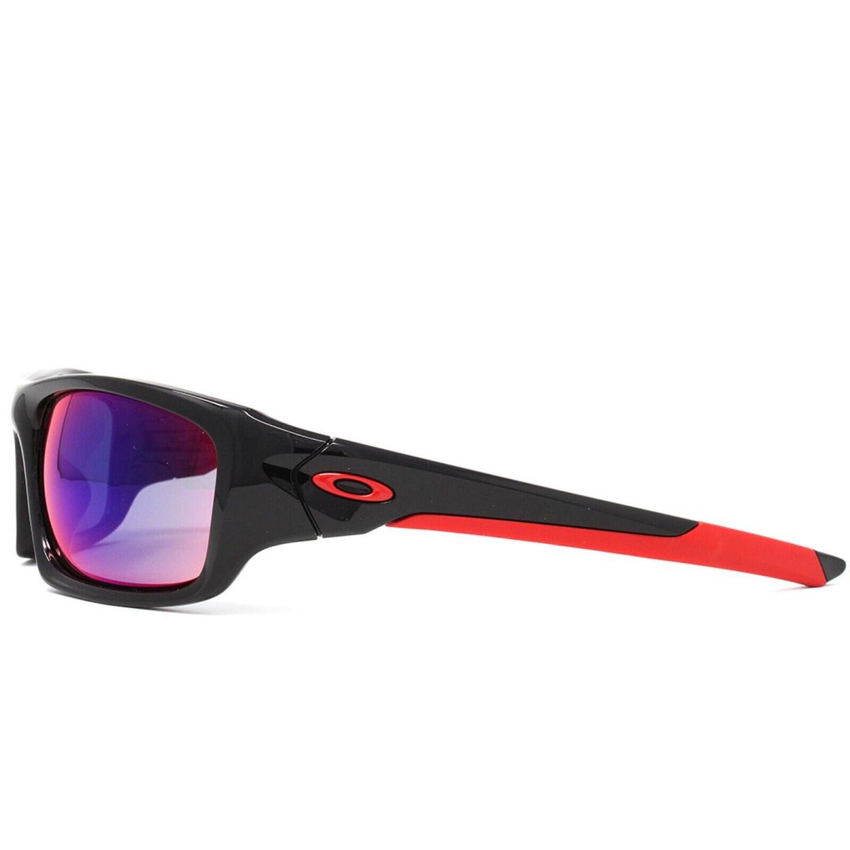 OO9236-02 Oakley Valve Lens/60 Bridge/16 Temple/133 Sunglasses - Frame: Black, Lens: Red