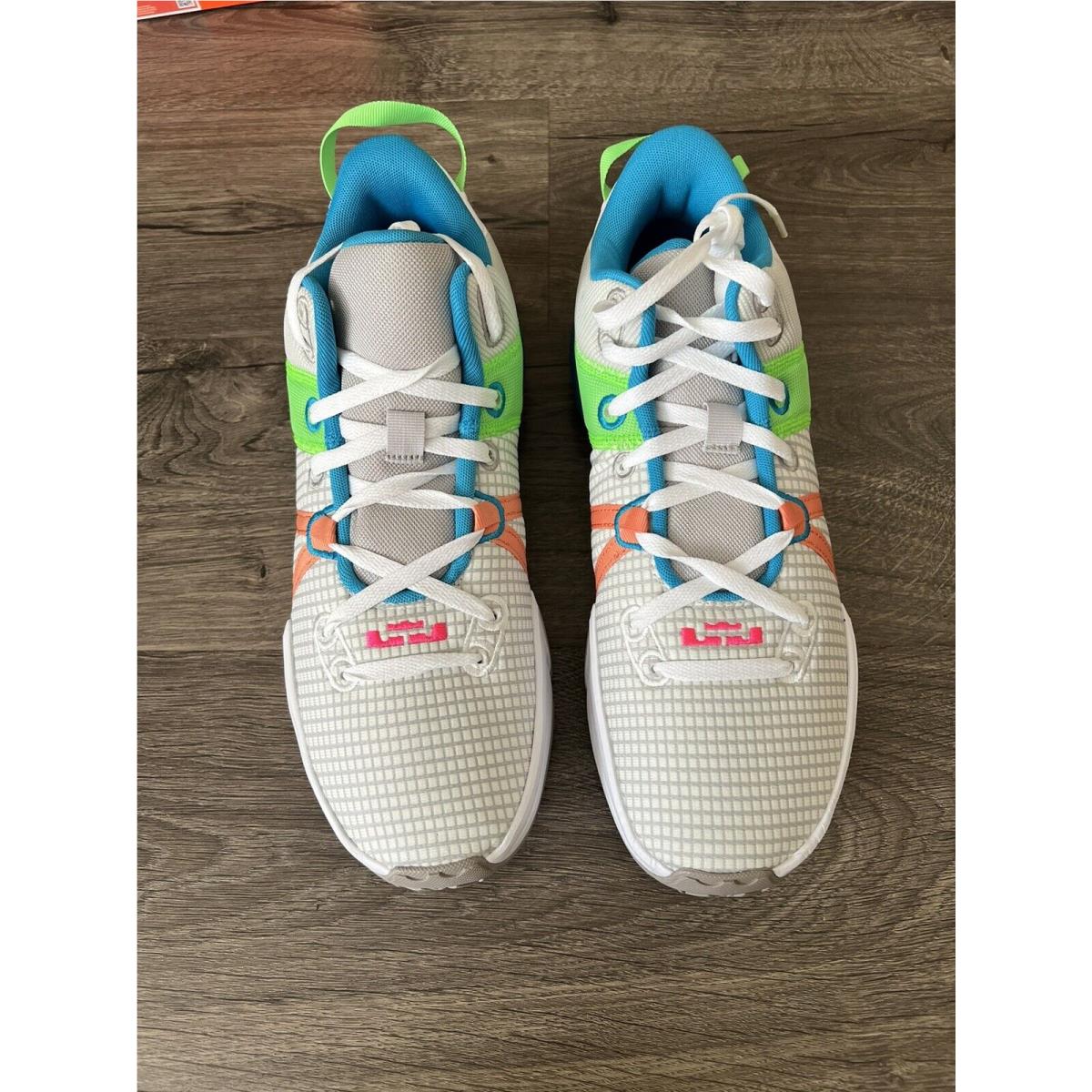 Size 13 - Nike Lebron Witness 7 Gray Fog Multicolor 2022 - Gray