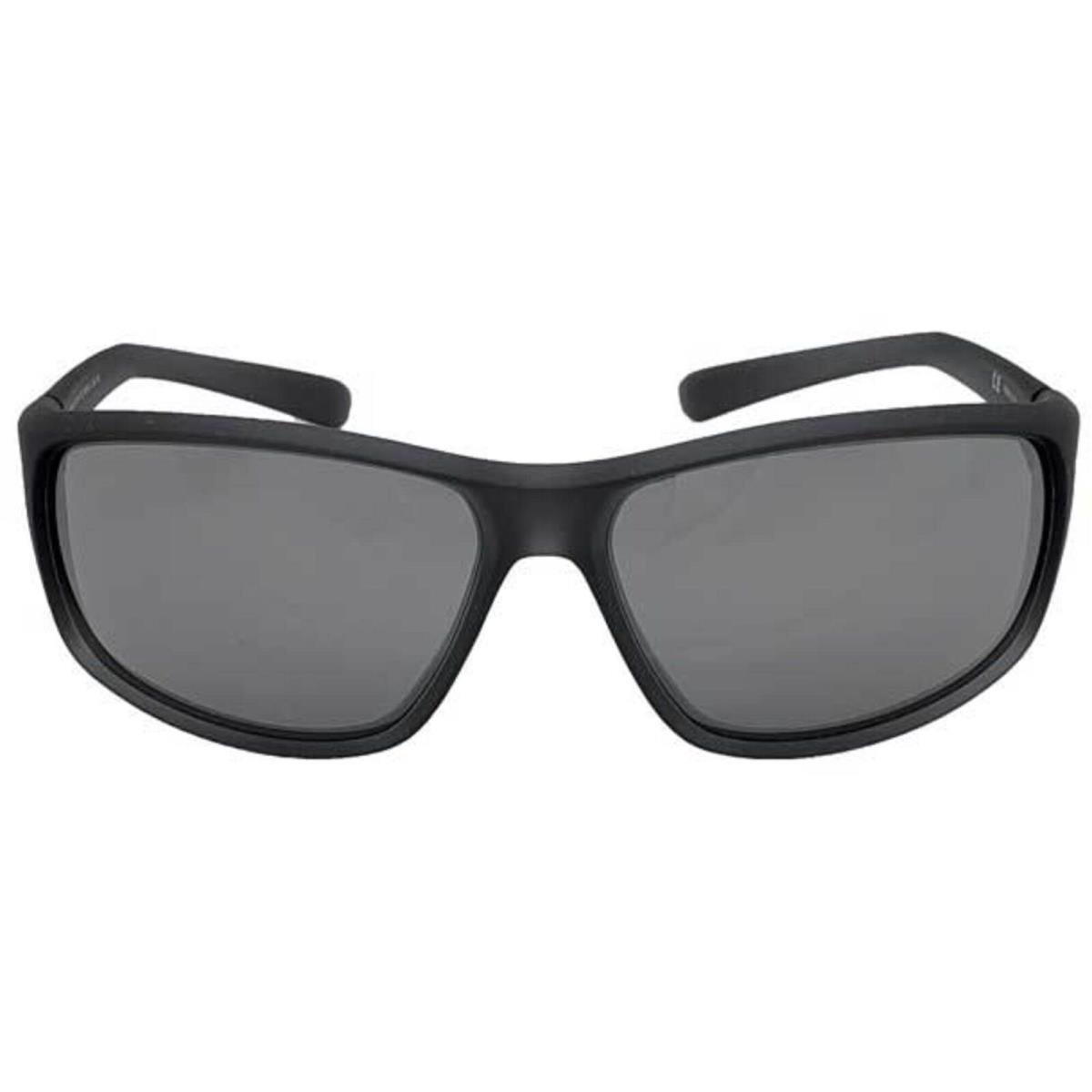 Nike Unisex Sunglasses Black Wraparound Plastic Frame Nike Adrenaline EV1134 10 - Frame: Black, Lens: Grey