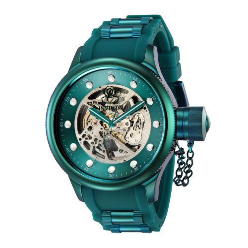 Invicta Men`s IN-40742 51.5mm Green Dial Automatic Watch