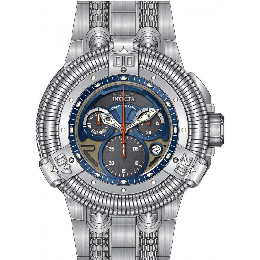 Invicta Men`s King Python Chronograph Day-date 50MM Case Swiss Quartz Watch