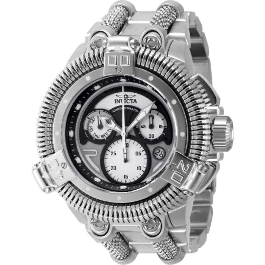 Invicta King Python Chronograph Quartz Silver Dial Men`s Watch 44302