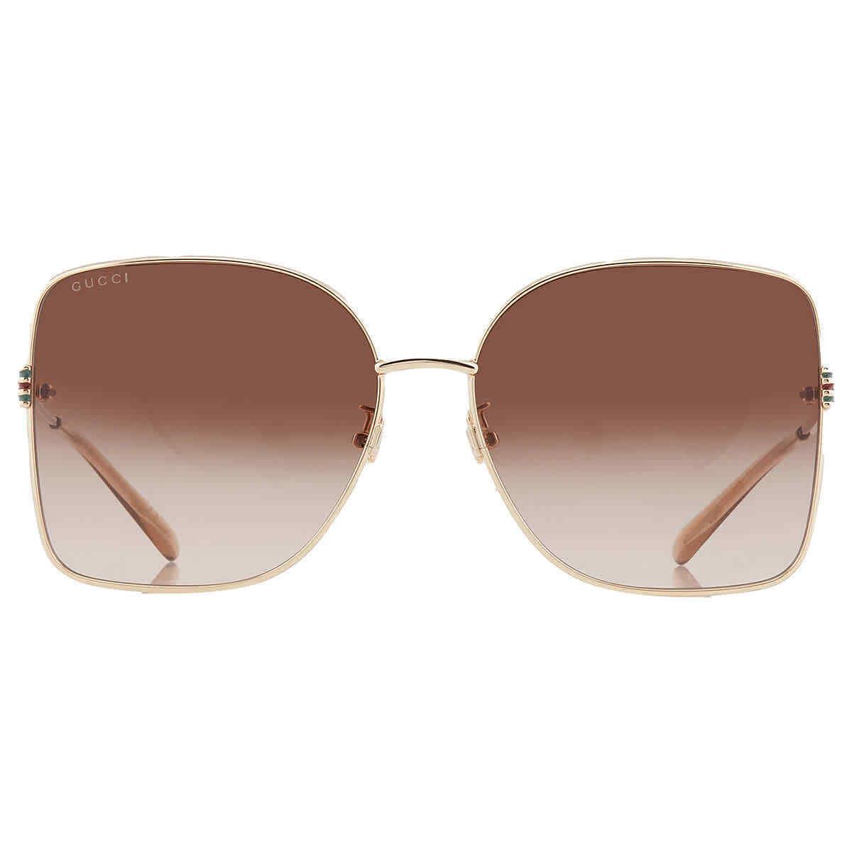 Gucci Brown Butterfly Ladies Sunglasses GG1282SA 003 62 GG1282SA 003 62