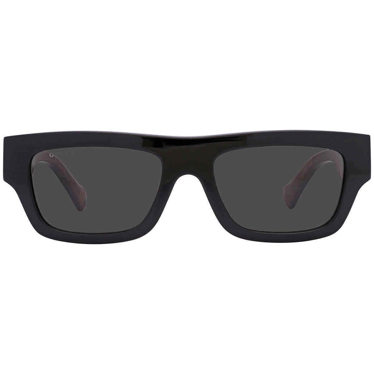 Gucci Gray Square Men`s Sunglasses GG1301S 001 55 GG1301S 001 55