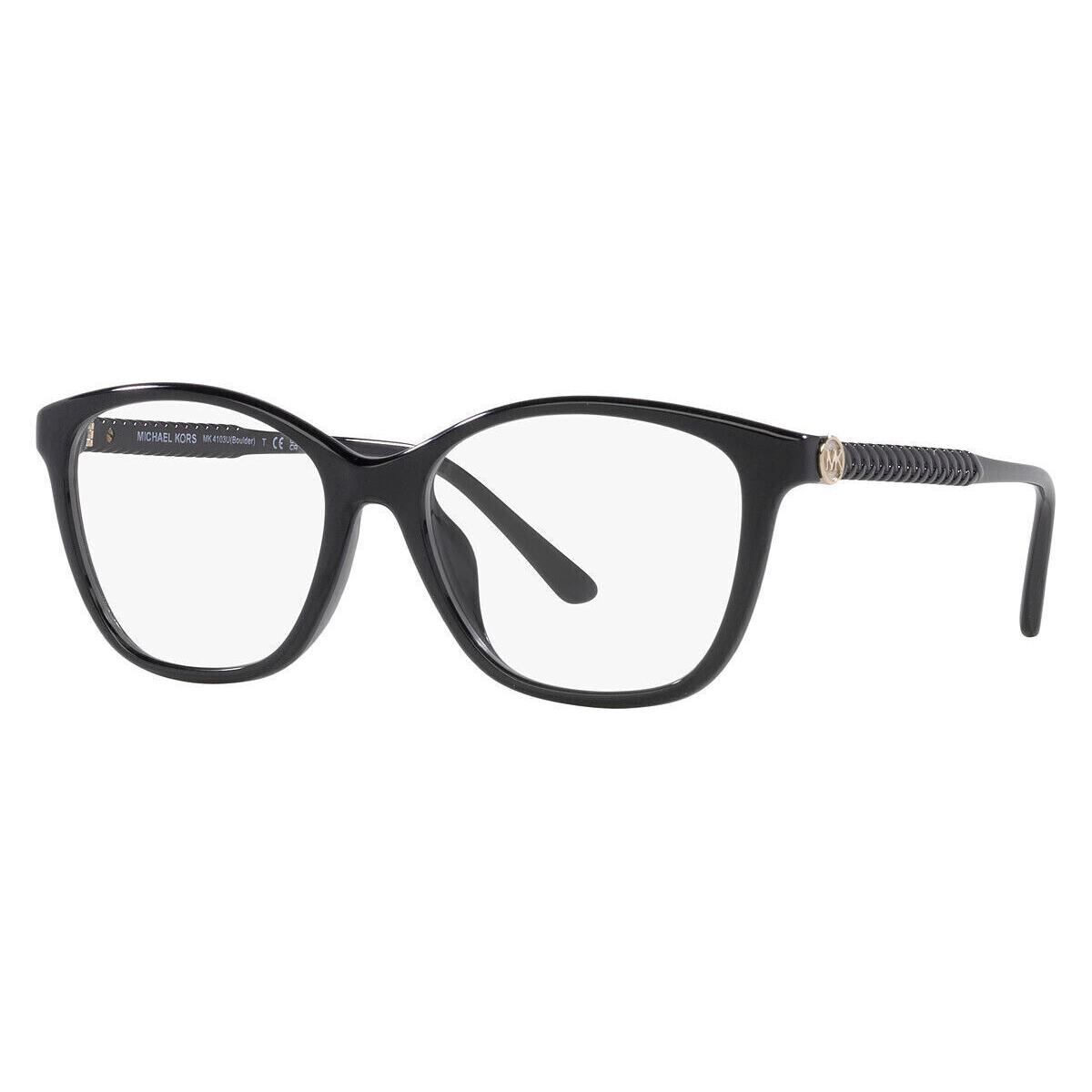 Michael Kors Eyeglasses MK4103U 3005 Boulder Black Optical Frame 55-16-140