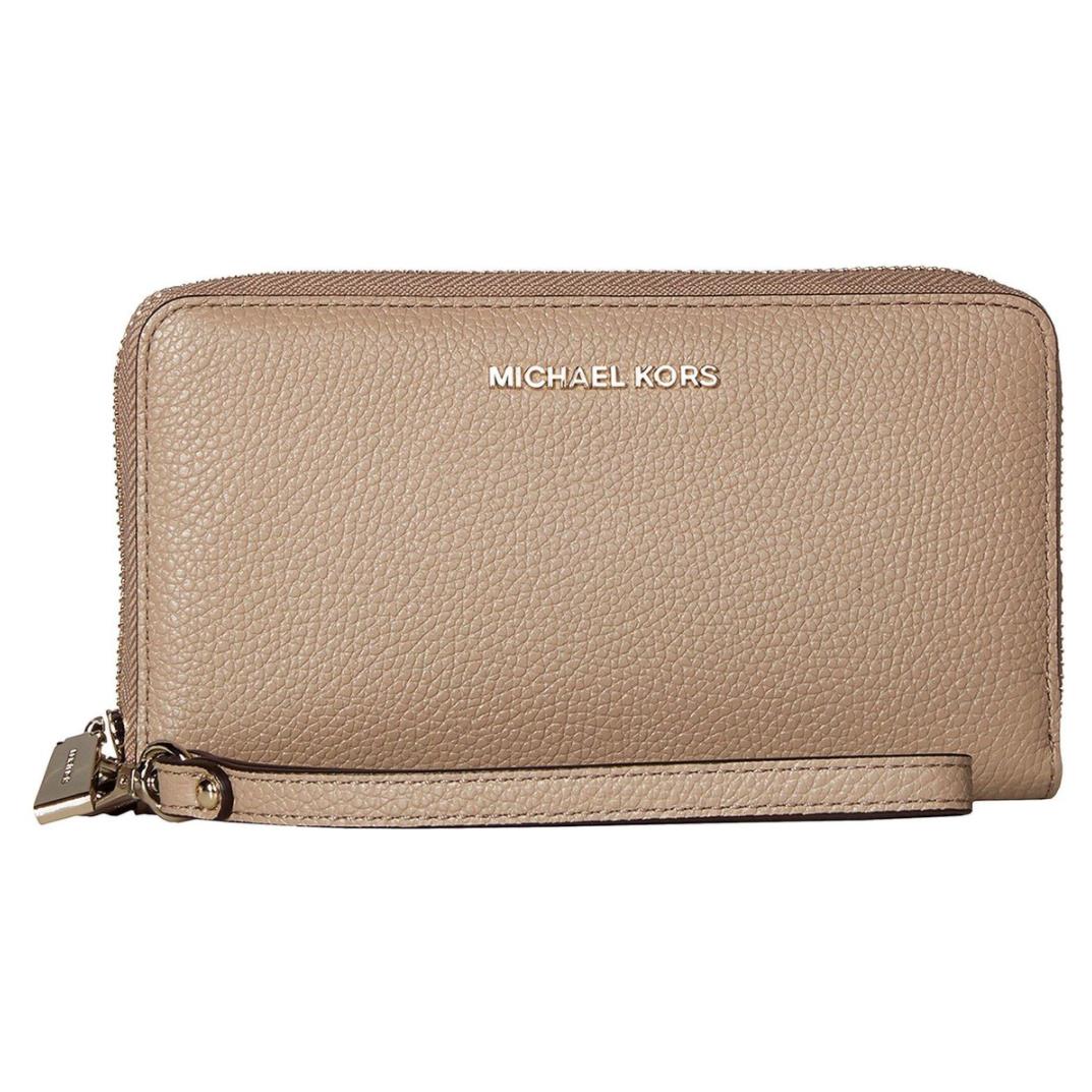 Michael Kors Flat Multifunction Phone Case Gray Wallet Purse Women`s L56717