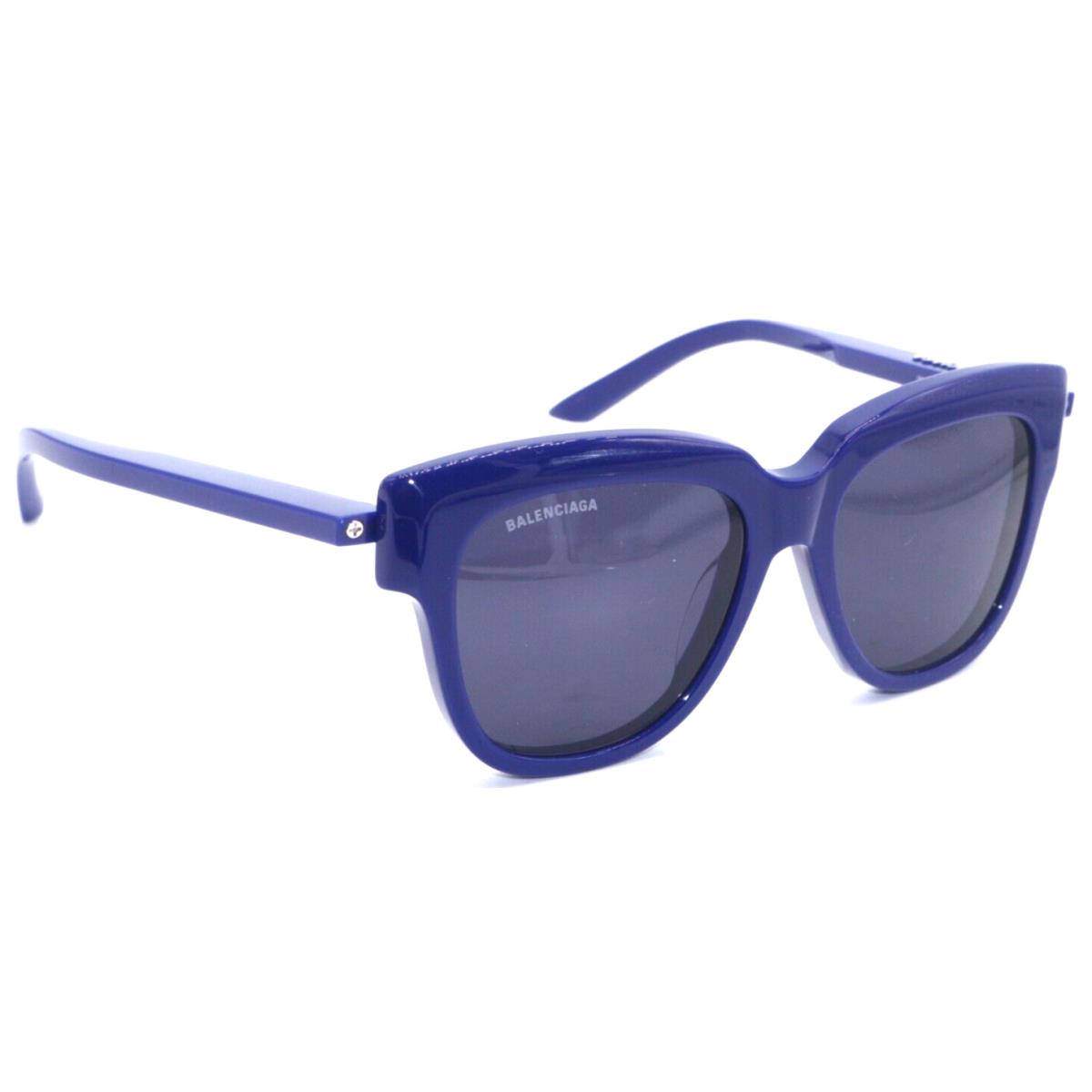 Balenciaga BB0160S 002 Ink Blue W/grey Lens Sunglasses 53-17