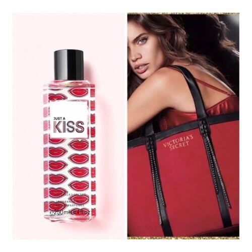 Victoria s Secret Just A Kiss Fragrance Mist and VS Tote Bag
