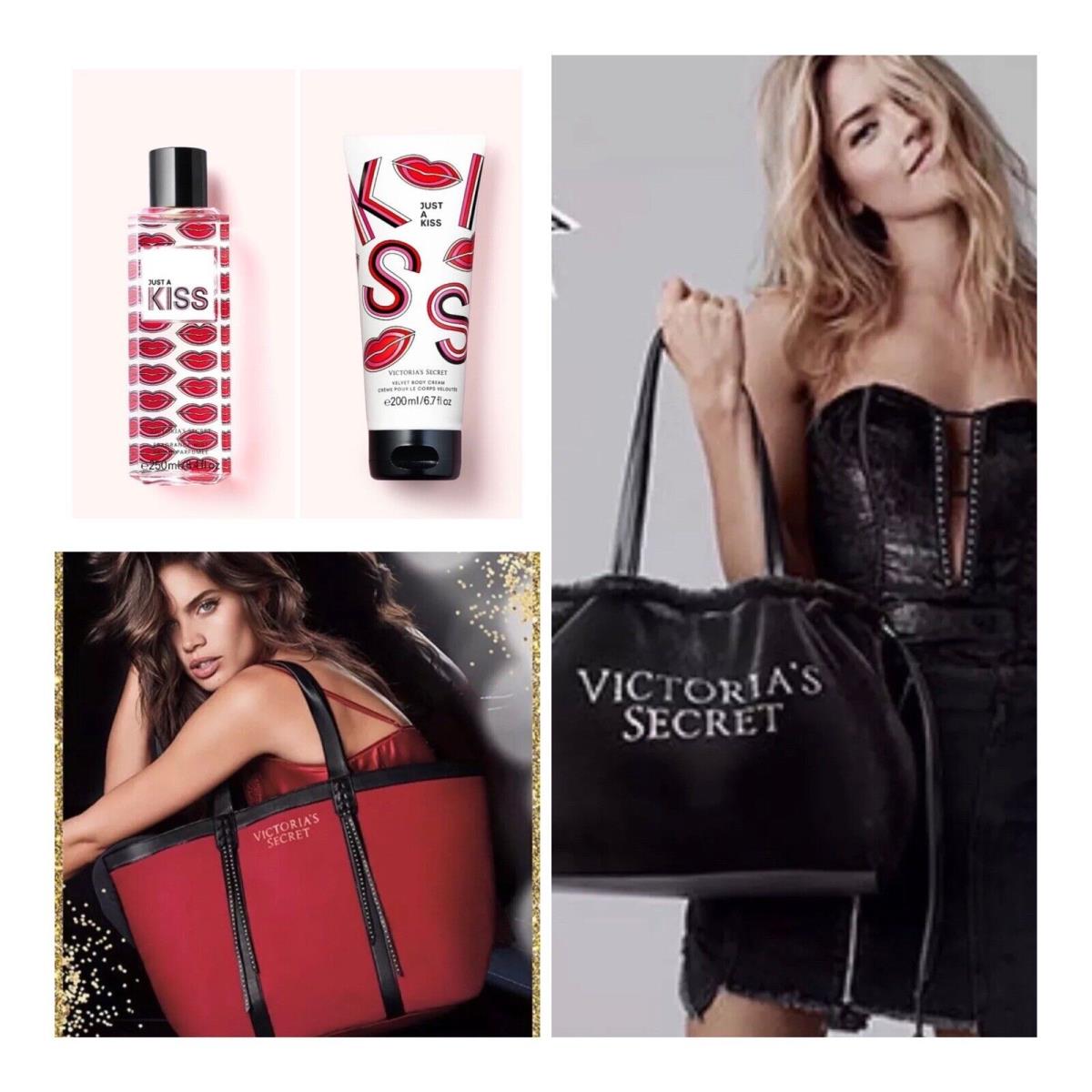 Victoria s Secret Just A Kiss Fragrance Mist /body Cream /vs Tote Bag /tote Bag