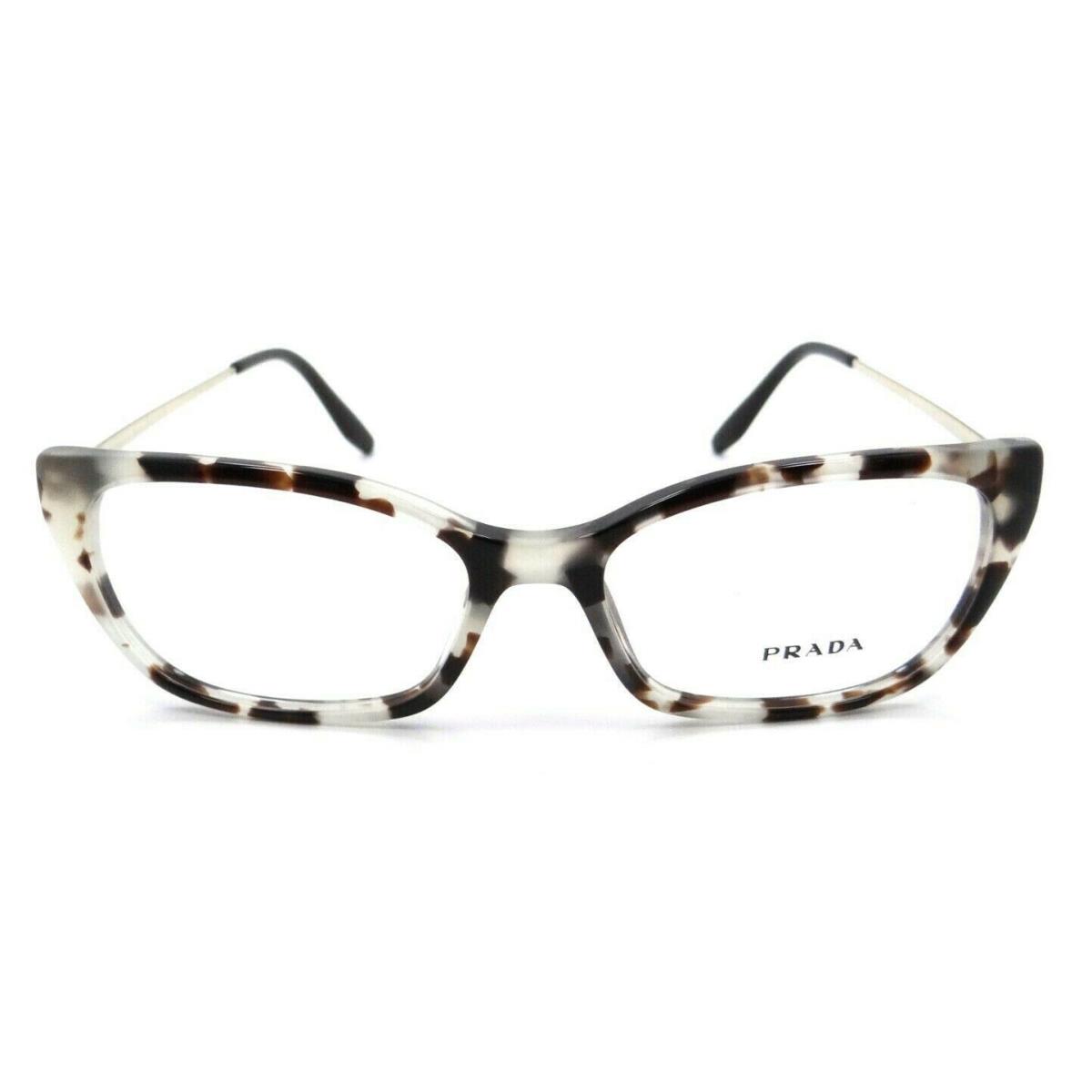 Prada Eyeglasses Frames PR 14XV UAO-1O1 54-16-140 Spotted Brown Made in Italy