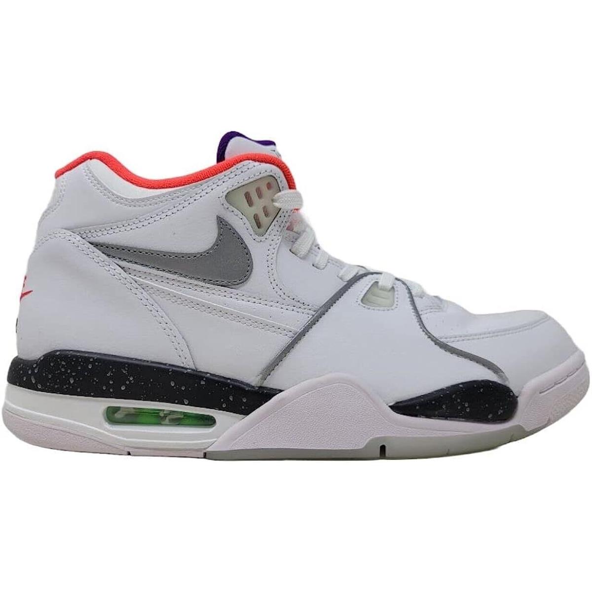 Nike Mens Air Flight Basketball Shoes CW2616 101 - WHITE /SILVER WHITE