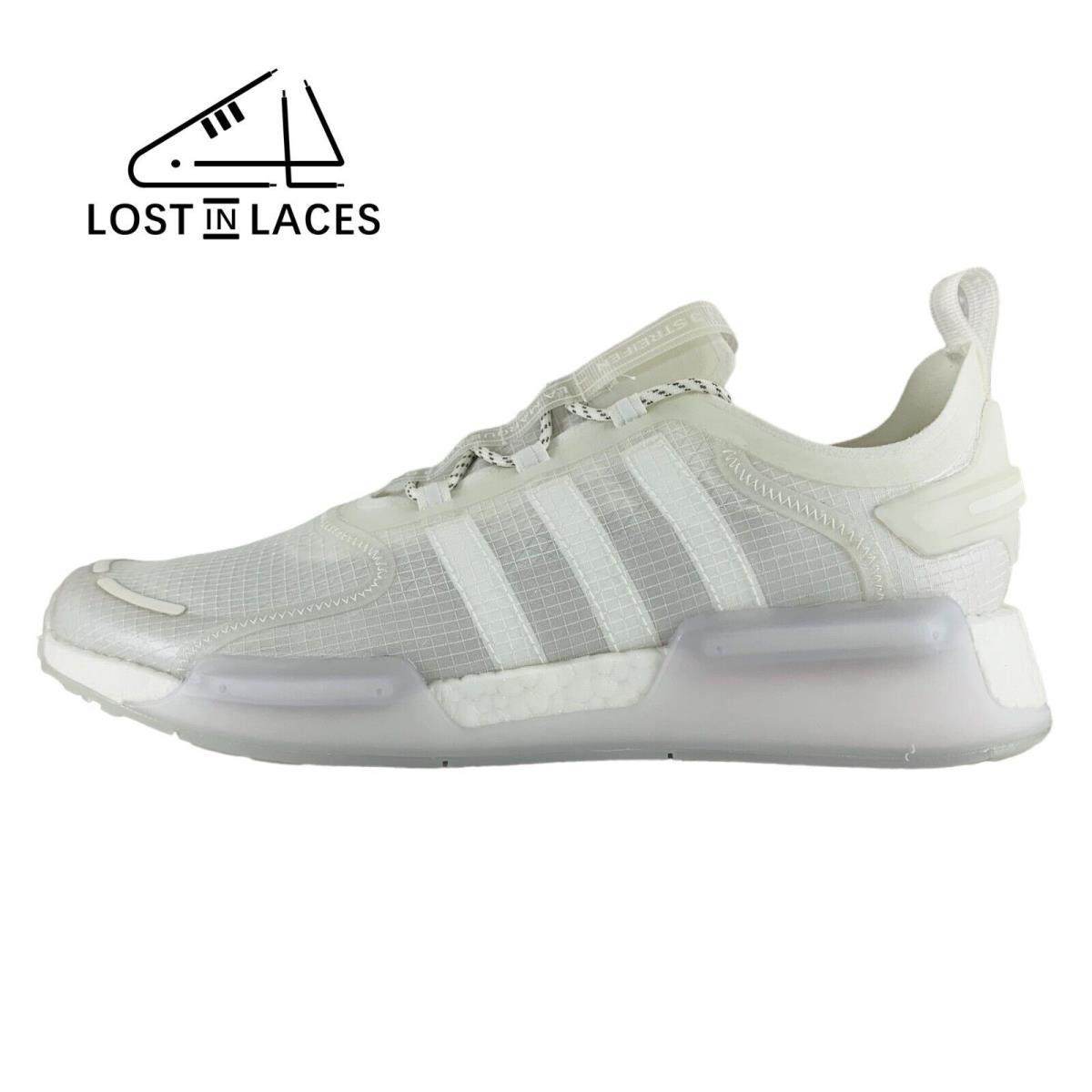 Adidas NMD_V3 Triple White Sneakers Shoes GX3374 Men`s Sizes - White